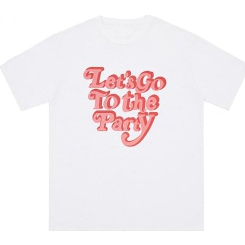 Summer student loose Harajuku style letter printing short-sleeved t-shirt women
