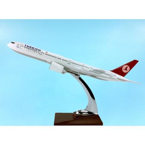 47CM Airbus A330-200 Model Turkish Turkey Airline Base Alloy Aircraft Plane Display Boys Toys Adult Airliner Collection Display