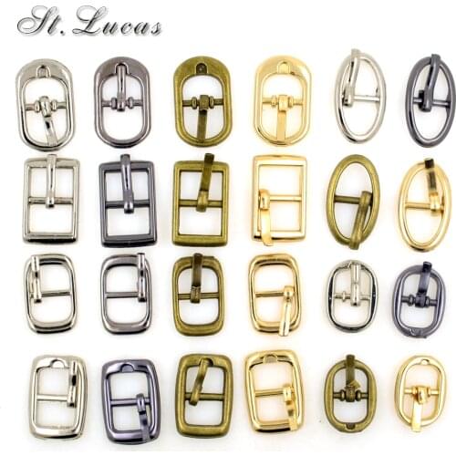 New arrived 30pcs/lot silver gun-black gold small Square round alloy metal shoes bags Belt Buckles DIY Accessory Sewing XK023