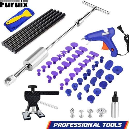 New Car Body 38cm Paintless Dent Repair Puller Kit Adjustable T-Bar Repair Tool for Car Auto Body Hail Damage Dent Removal Tools