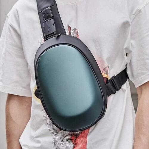 Xiaomi Mijia TAJEZZO ARCH BEABORN polyhedron PU Backpack Bag Waterproof Colorful Leisure Sports Chest Pack Bags Travel Camping