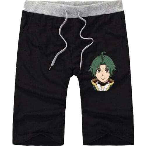 Anime Record of Grancrest War Shorts Men Summer Shorts teenagers Short Sweatpants Jogger Waist Pocket Trousers short pants
