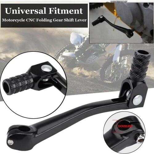Universal Adjustable CNC Aluminum Alloy Folding Gear Shifter Pedal Shift Lever For Motorcycle Motocross Dirt Bike