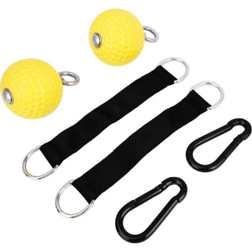 Yellow Pull Up Arm Strength Training Hanging Ball Gym Exercise Home Fitness Chin Up Equipment Made Of High Quality Materials