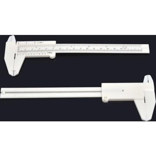 10 Pcs Plastic 150MM Waterproof Vernier Caliper Students Experimental Measuring Tool Permanent Makeup