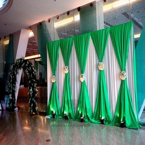 3X6M (10*20ft) Wedding Backdrop Drapes/Stage Backdrop Curtain For Event&Party&Banquet Decoration(Lycra Chair Cover)
