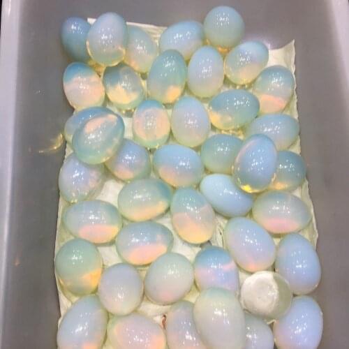 70g Natural Top Quality Opal Shining Smooth Egg Shape Semi-precious Stone 1pcs