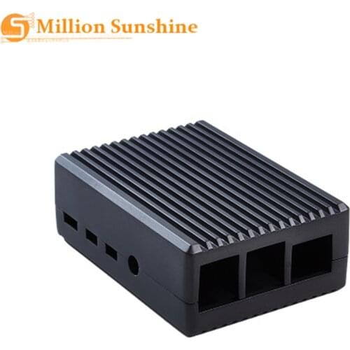 Raspberry Pi 4 Model B Aluminum Alloy Case/ Passive Cooling Shell Metal Enclosure Heat Dissipation for Pi 4B RPI151