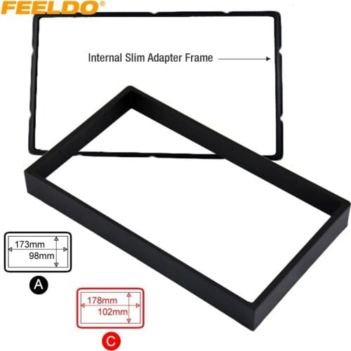 FEELDO Car DVD/CD Radio Stereo Fascia Panel Frame Adapter Fitting Kit For Excelle/Lacetti/Aveo/Forenza/Viva #HQ1601