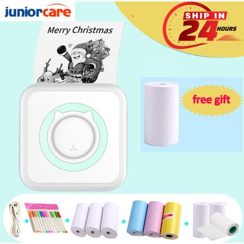 Pocket Thermal Printer Portable Mini Wirelessly BT Connect 200dpi Photo Label Memo List Printing Wireless Printer Clearly