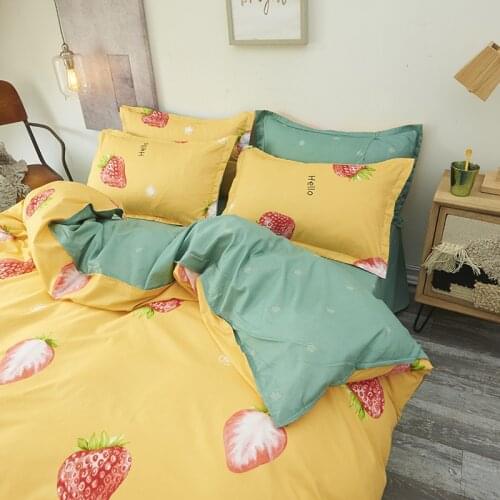 Cartoon Fruit Pattern Bedding Set Bedspreads on The Bed Duvet Cover 240x220 Adult Bed 220 X240 Bedspread Bedding 160x200