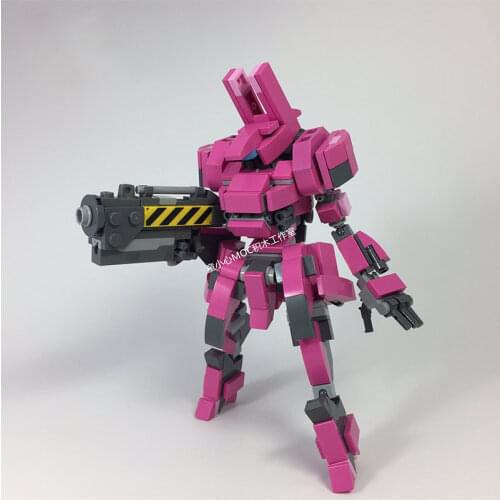 MOC Building Block Maker Girl Game Enthusiasts Battle Mecha Assembly Model Childrens Toy DIY Building Blocks Birthday Gift