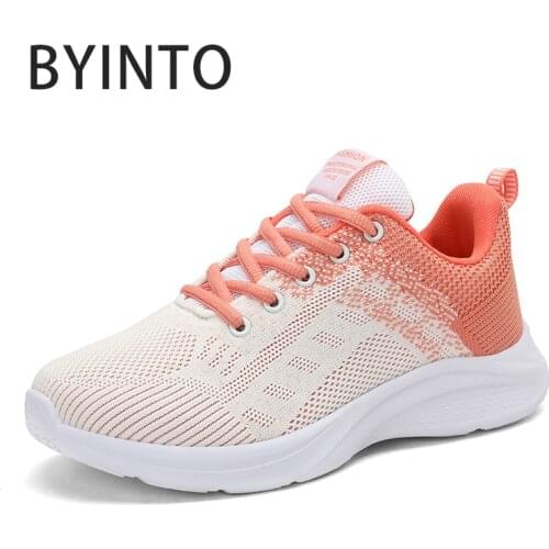 Fashion Super Light Breathable Mesh Women Tennis Shoes Shock Soft Sole Sneakers Gym Jogging Female Sport Trainers Tenis Feminino