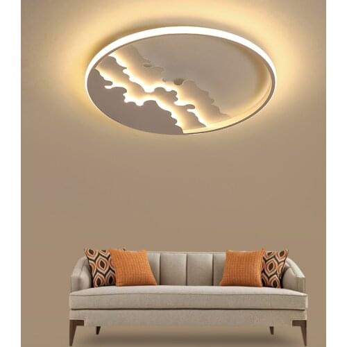 Hot sale white/Black Modern LED ceiling lights for living room bed room lights plafon led techo Ceiling Lamp led light ceiling