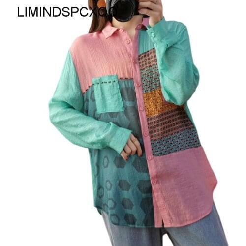 LIMINDSPCXQQ Linen Blouses