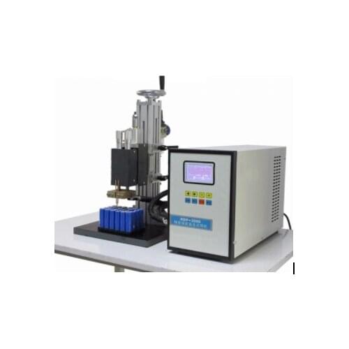 Li ion Battery Pneumatic DC Tab Spot Welder Welding Machine with Continuous Welding Mode for 18650 Cells