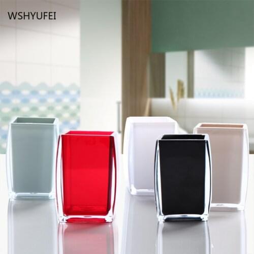 Mouthwash Fashion Simple Toothbrush Cup Creative Tooth Washing Tank Wedding Couple Soap Hotel Custom Bathroom Toothbrush Set