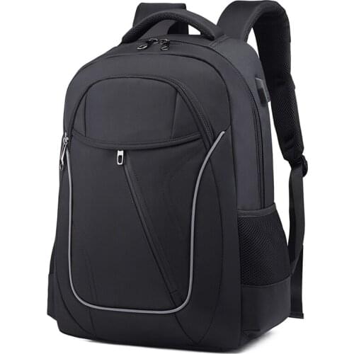 Man Black Backpack Multifunction USB Charging 16.8inch Laptop Man Bags Fashion Male Mochila Travel Backpack Men Packsack