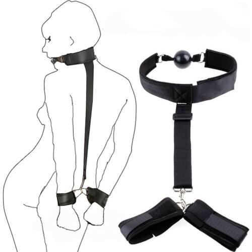 New bdsm bondage set toys womens erotic sexy lingerie handcuffs for sex games toys for adults Novelty Exotic Accessories