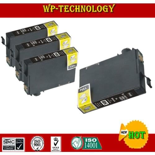 [ Wholesale ] 4PCS Black Compatible Ink Cartridge for T1971 T1961 T1951 For Epson XP211 XP101 XP201 XP204 XP401 XP104 XP214
