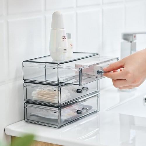 Makeup Organizer Office Organizer Box Cosmetic Plastic Storage Box Bathroom Cosmetic Storage Makeup Lipstick Nail Polish Holder