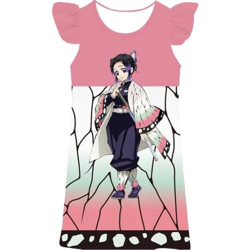 Pink Princess Dress Girls Clothing Kids Clothes Cartoon Funny Bluey Dog Dress Birthday Dresses Kawaii Summer Sleeveless Outfit