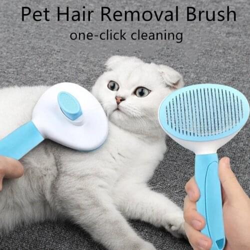 2021HOT Pet Hair Removal Brush Dogs Cats Grooming Trimmer Comb Pet Detangler Fur Cleaning Brush For Pet Hair Removal Dropshiping