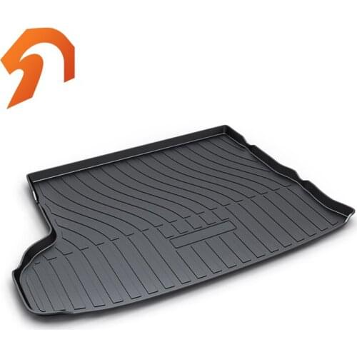 Rubber Rear Trunk Cover Cargo Liner Trunk Tray Floor Mats For Toyota Highlanger 2015-2017 Carpet Liner Mats