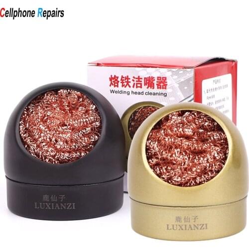 Cleaning ball of electric iron head Welding cleaner steel ball Nozzle cleaner Tin removing net and ball tools