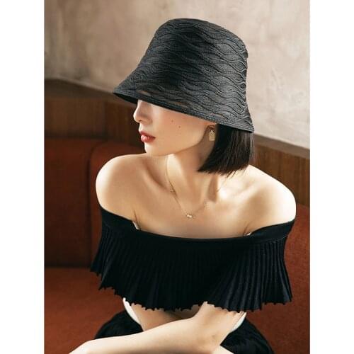 2021 NEW Panama luxury hat Folding Straw Hat Womens Summer Outing Sun Visor Holiday Cool Hat Seaside Beach Hat Tide Summer Hat