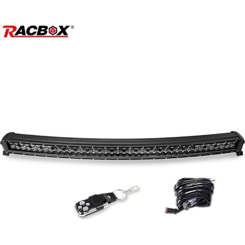 Led 12V 24V Working Lamp 5D 42'' Daytime Running Curved Combo Beam Headlight bar Offroad Lights for Universal Car Auto Products
