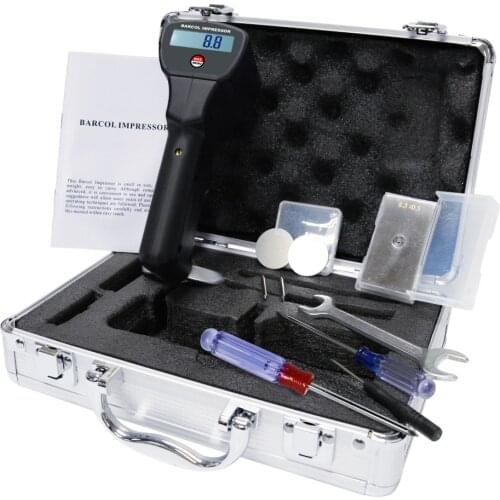 0~100 Digital Barcol Impressor HBa Hardness Tester Meter Brinell 25~150HB for Aluminum Glass Steel Processing Industry Portable