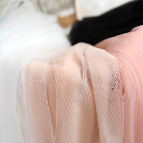 2Meters/lot 150cm wide pink white black non-stretch mesh small diamond cloth skirt lace accessories AC850