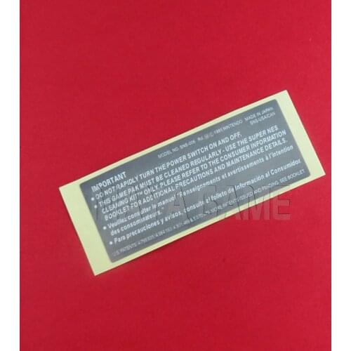 2pcs Cartridge Sticker Label for SNES Game Shell Stickers Label Seals Replacement