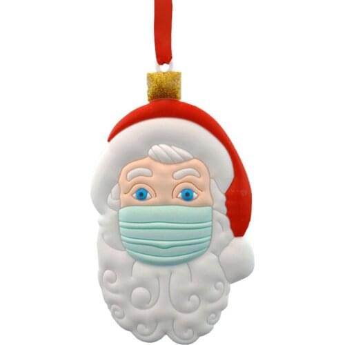 2021 Personalized Santa Claus Of Ornament Christmas Holiday Decoration Xmass Christmas Tree Decoration Pendant Noel Decorations