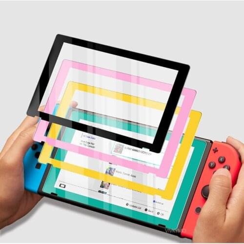 [4PCS]For Nintendo Switch color protection film high-definition anti-blue light tempered glass protective film