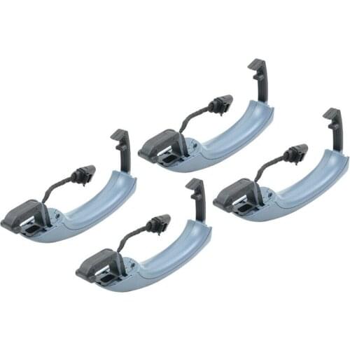 4L0837205B 4PCS Car Exterior Door Handles Replacement for- Q7 4L (4LB) 2007-2015 3.0 TDI TFSI 4L0837205A