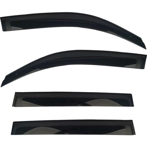 Car Window Wind Deflectors 4Pcs For Toyota Land Cruiser LC200 Car Deflector Sun Guard Rain Vent Visor 2008-2018