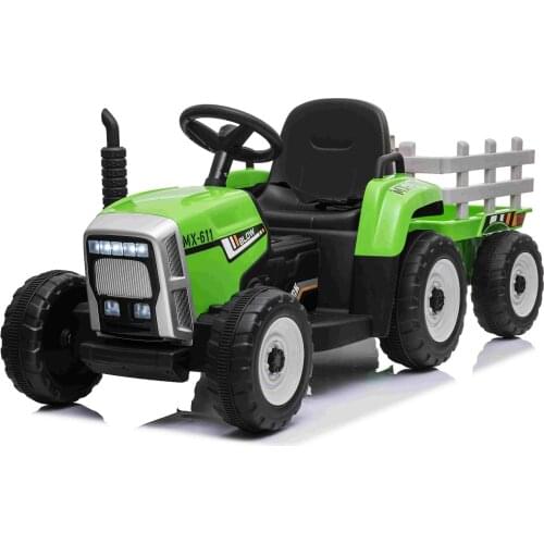 Electric TRACTOR WORKERS with RC trailer 2,4 GHZ