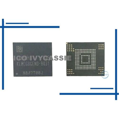 KLMCG8GEND-B031 For Xiaomi 4 Note EMMC 64GB NAND flash memory IC chip BGA153 Soldered Ball Used 100% Tested Good