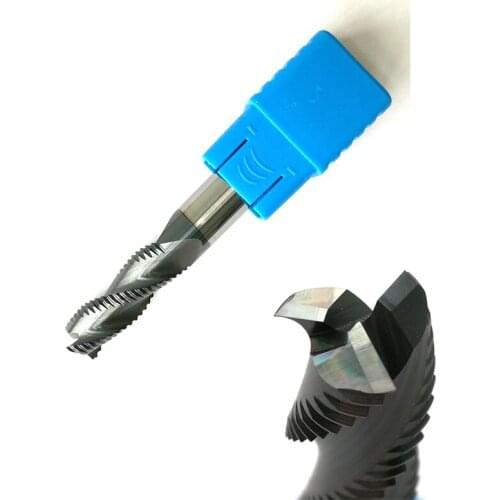 10mmX25MM hrc60 D10*25*D10*75 3 Flutes Roughing endmills Spiral Bit Milling Tools Carbide CNC Router bits