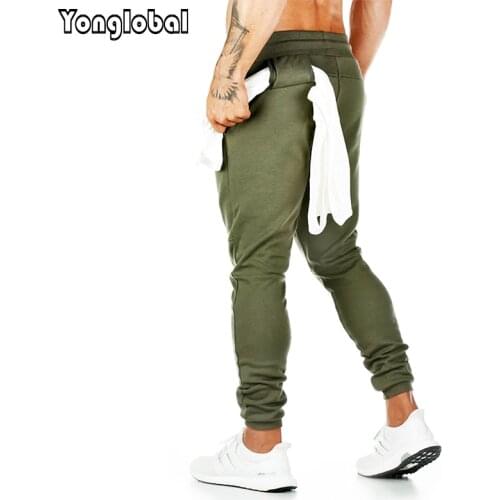 Men Sweatpants Jogging Pants Tights Sports Pants Male Cotton Trouser Tracksuit Gym Pants Fitness Bodybuilding Running Pants Men