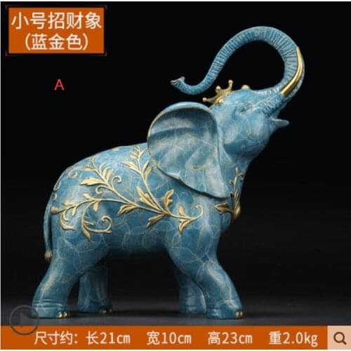 New Copper Elephant Lucky Water-absorbing Elephant Living Room Crafts Decoration