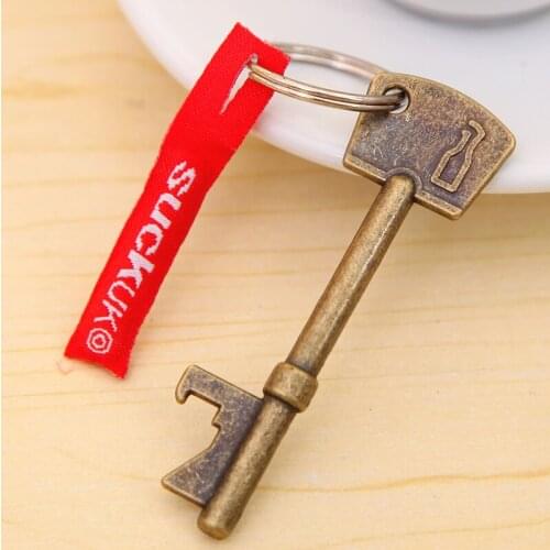 Wholesale 200 pcs NEW Wine Beer Bottle Opener Key Shape Steel Bottle Openers for Keychain I1 Free shipping
