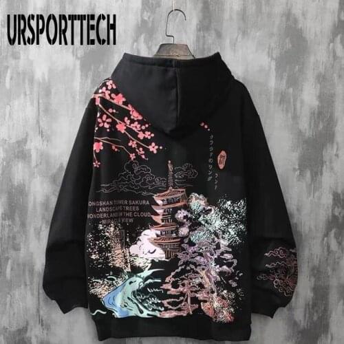 Autumn Winter Hoodies Sweatshirt Men Hoodie Sweatshirt Men Hooded Loose Hip Hop Japanese Streetwear Women Pullover CoupleHoodies