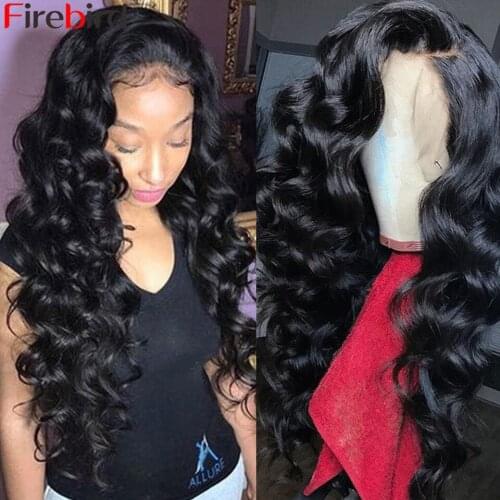 Firebird 13x4 Loose Body Wave Frontal Wig Brazilian Loose Body Wave Human Hair Wigs 4X4 Loose Body Wave Closure Wigs For Women