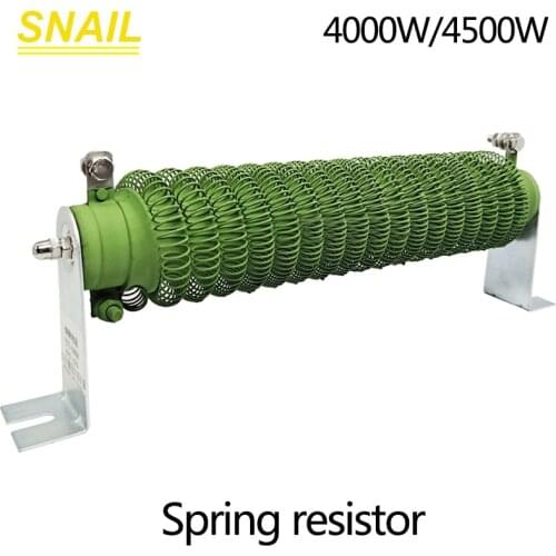 4000w 4500w RXG-LT high power threaded spring resistor for elevator for braking