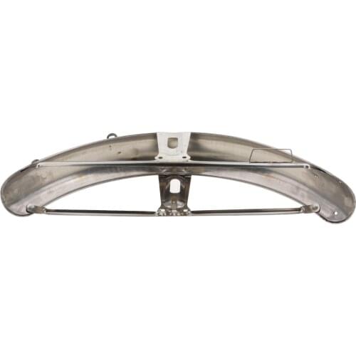 Silver Front Wheel Mudguard Motorcycle Motorbike For Honda CG125 CG 125