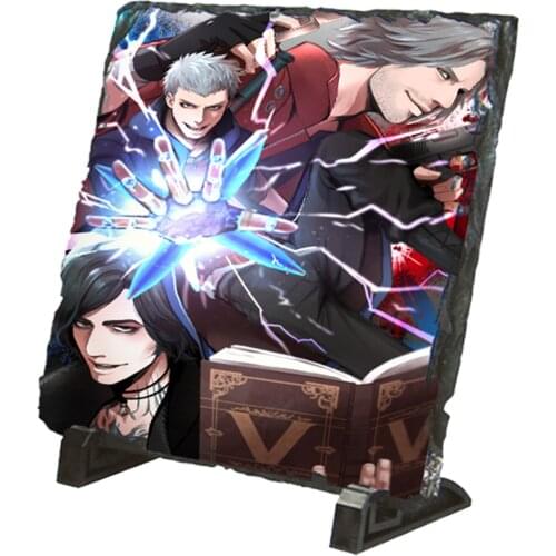 MERCHANDMANIA slate plate hero Demon Hunter photo holder ornament home gift personalized offer