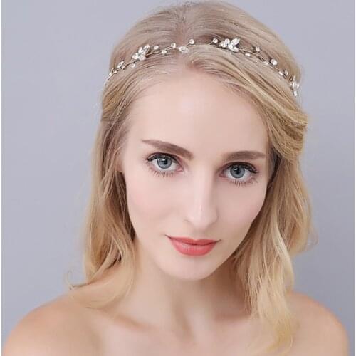 Rhinestone Headband Women Hair Accessories Headband For Women Girl Rhinestone Hair Jewelry Wedding Accessories Bride
